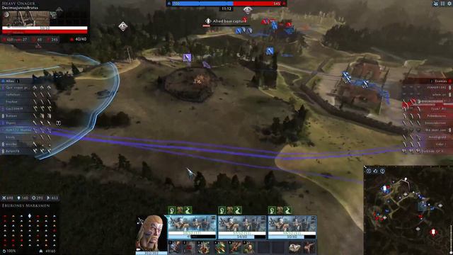 Eburones Marksmen vs Dahae Archers - T VIII premium units comparison - Total War: Arena gameplay
