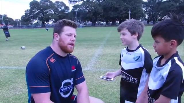 Before the big match...Paddy Ryan describing what it would be like to win the Supa Rugy
