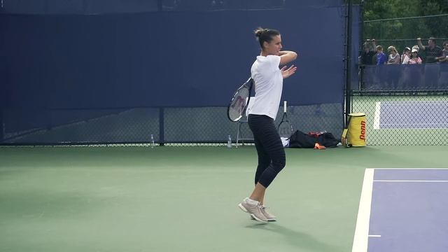 Flavia Pennetta in Super Slow Motion | Forehand #1 | Western & Southern Open 2014