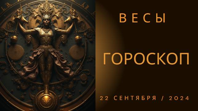 Гороскоп для Весов на 22 сентября: Время искать гармонию! ⚖️✨