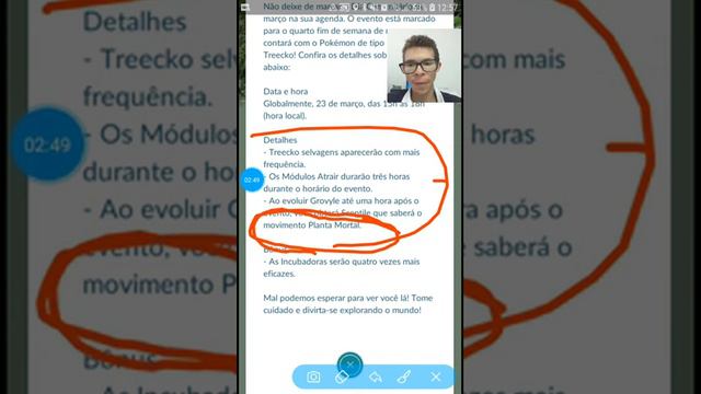 Ataque novo do sceptile para dia comunitário, Dia comunitário solidário Df