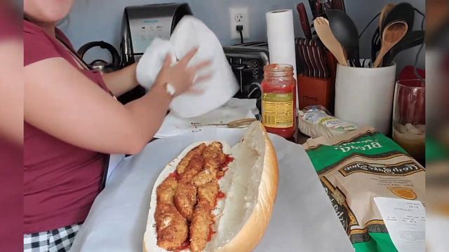 Italian Bread with Chicken Stuffing Recipe |Homeade Recipe |Jamm Couple Mukbang