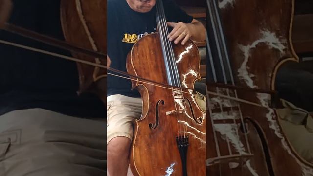 Giovanni Sollima - Fabio Nicotra violoncello appena finito di costruire da Fabio Nicotra anno 2022