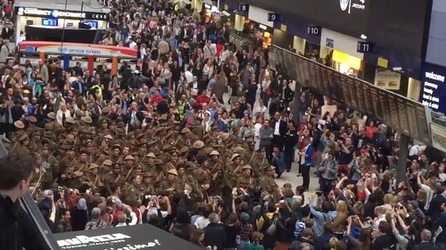 'We are here' soldiers sing to commemorate 100 years since the Somme