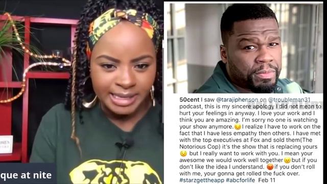 50 cent continues to troll Taraji P. Henson