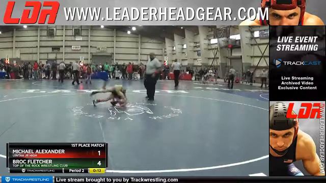 Novice 74 Broc Fletcher Top Of The Rock Wrestling Club Vs Michael Alexander Uintah Jr High