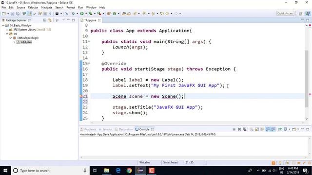 02_JavaFX Basic Window