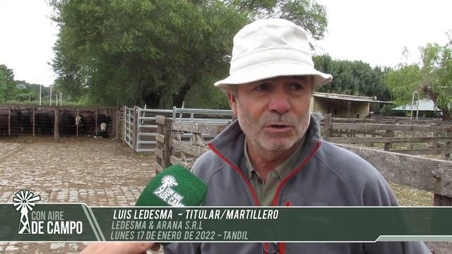 Luis Ledesma - Remate de Ledesma y Arana - Lunes 17 de enero de 2022 - Tandil