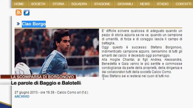Etg - Addio a Stefano Borgonovo, il saluto al campione