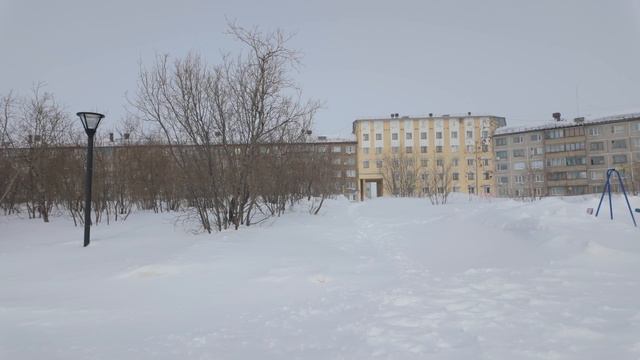 Много приятного снега в Воркуте