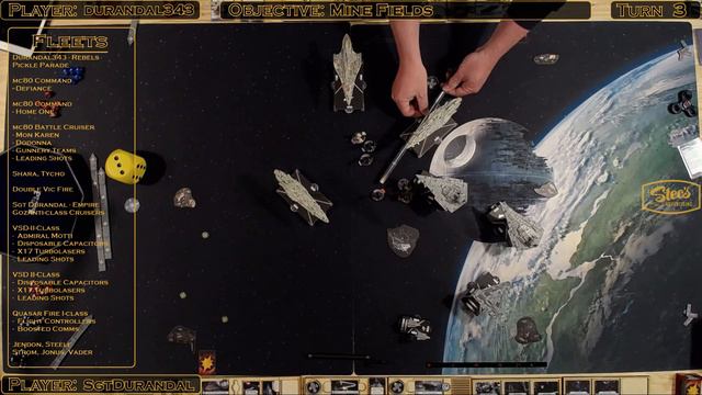 Star Wars Armada: Mine Fields - Motti vs Dodanna