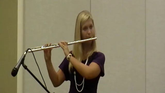 Allison Wierenga's Flute Solo at Nationals Fine Arts in phoenix 2011