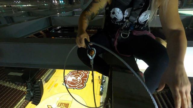 Up Rigging Classes | GSB Arena |  working 70ft up