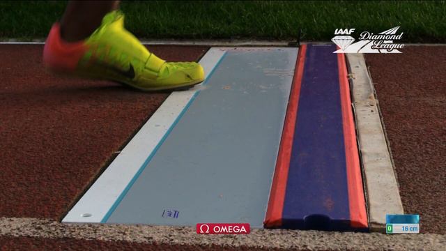 Blessing Okagbare drops her hair in the Women's Long jump - IAAF Diamond League Oslo 2017