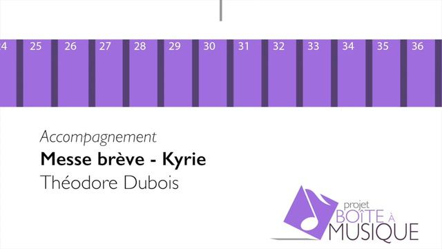 Messe Brève - Kyrie Théodore Dubois (accompagnement piano)