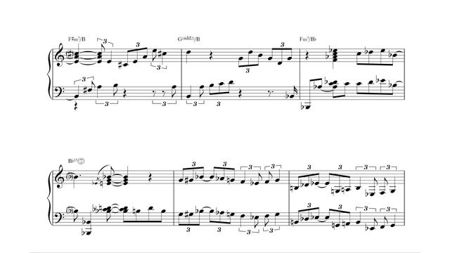 Dolphin Dance (Herbie Hancock) - as played by Jesus Molina | Piano Transcription