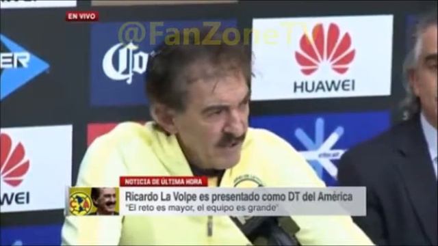 Declarasiones de Ricardo La Volpe como Director del America