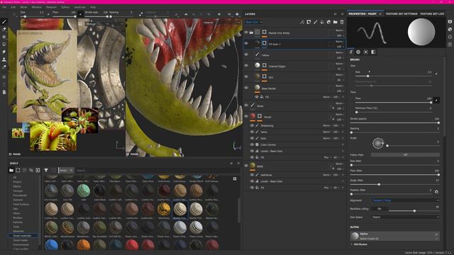 X2Download.com-How To Do Stylized Textures in Substance Painter - Planteater Part 1