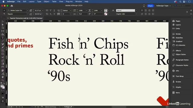 01 - Create typography with InDesign