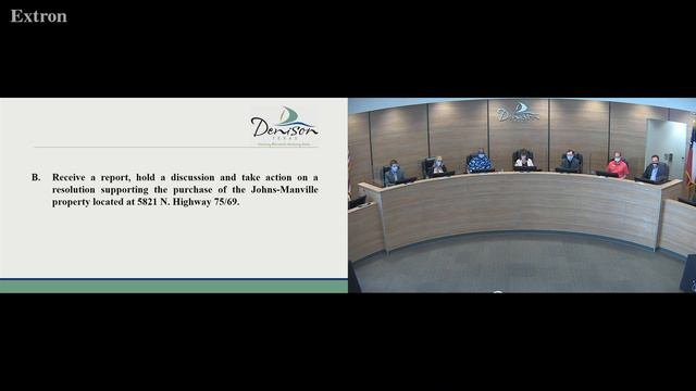 Denison, Texas City Council Meeting August 10, 2020
