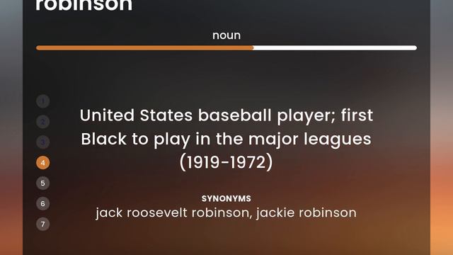 Robinson — meaning of ROBINSON