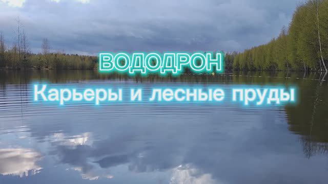 С подводным дроном по лесным прудам и карьерам