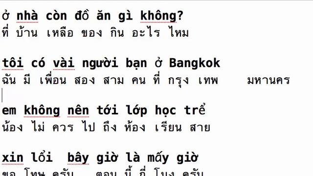 #4B Học Tiếng Thái: Xin Chào Sawadi (4)