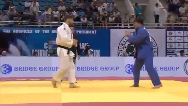 Beka Gviniashvili (GEO) vs. Marc Odenthal (GER) -90kg Judo Grand Prix Ulaanbaatar 2014