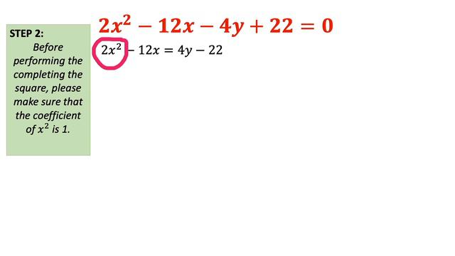 PARABOLA with Vertex (h, k): Converting Its General Equation to Its Standard Equation and Vice-Vers