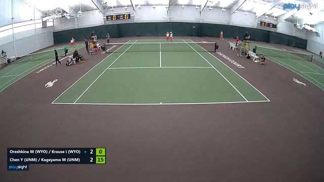 Yue Lin Chen/Myu Kageyama v. Ida Krause/Maria Oreshkina - doubles - UNM v. WYO