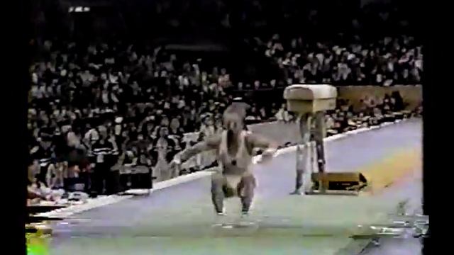 Sergei Kharkov (URS) - 1988 Olympics - Team Optionals - Vault