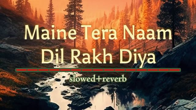 Maine Tera Naam Dil Rakh Diya||Slowed+reverb||John,Disha Arjun,Tara||Music videw💝💝