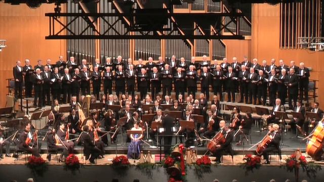 MGV Solingen Wupperhof 1812 (Ltg.: H.W. Florin), singt "Im Abendrot" von Franz Schubert