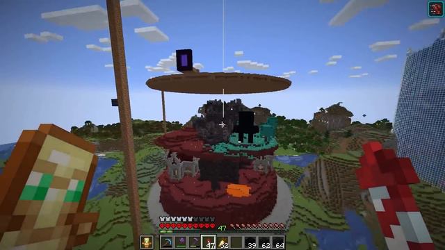 I Transformed the OVERWORLD into the NETHER in Minecraft Hardcore