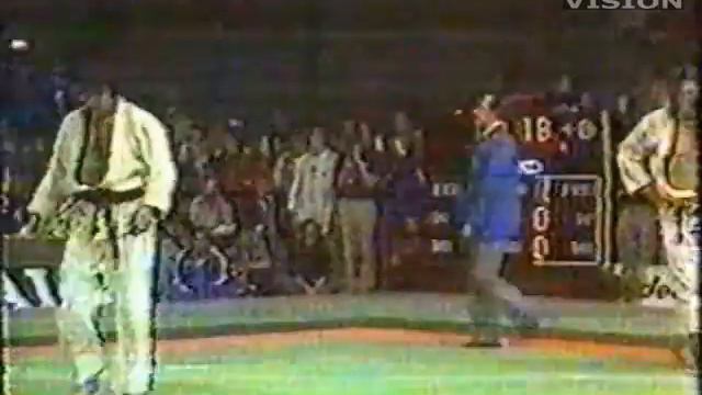 JUDO 1981 World Championships: Robert van de Walle (BEL) - Tengiz Khubuluri (URS)