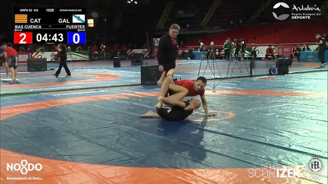 Mat 1 - GRP - 62kg - BAS CUENCA, XAVI (CAT) vs FUENTES ROMERO, AARON (GAL)