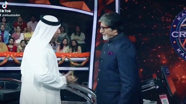 Dr. Bu Abdullah visited the sets of the most famous show of India, Kaun Banega Crorepati in India.