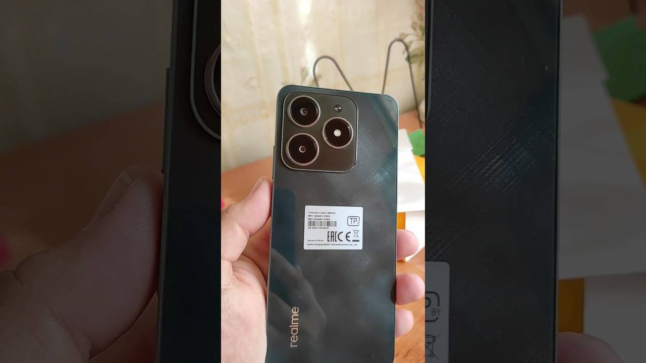 Распаковка Realme c61 реальным пользователем