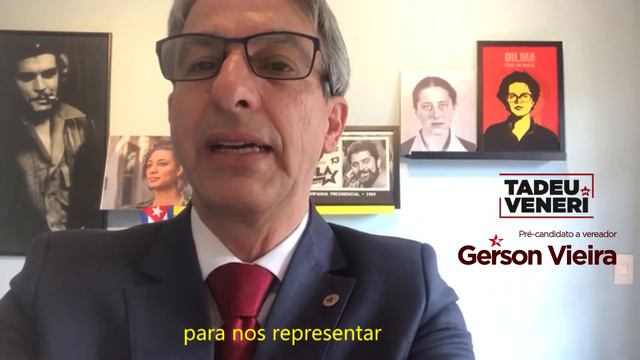 Deputado Estadual Tadeu Veneri apoia Gerson Vieira 13333!