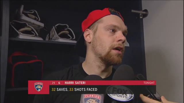 Harri Sateri -- Florida Panthers at New York Islanders 01/30/2018