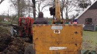 Vintage manure spreading