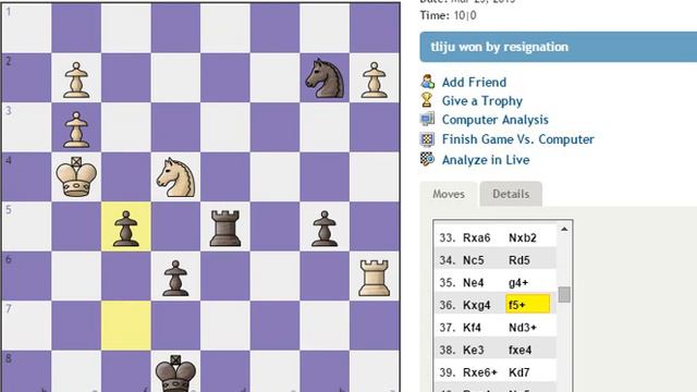 Chess - Lucena position almost failing xD