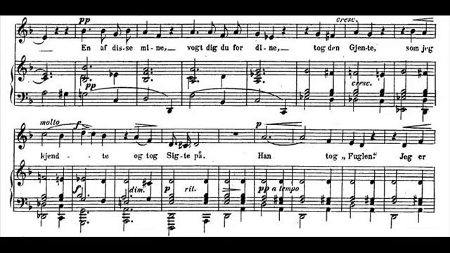 Grieg - 12 Melodies To Poems By A.O. Vinje, Op.33 - 10. Et Vennestykke (On Friends)