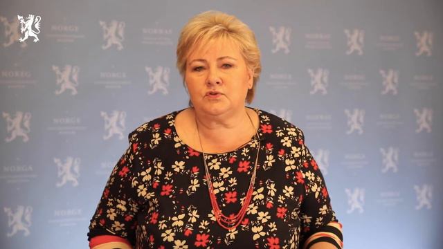 Erna Solberg mottok barnas bud for god folkehelse