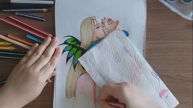 Cornelia & Caleb | W.I.T.C.H. | Speed Drawing | Корнелия и Калеб | Чародейки