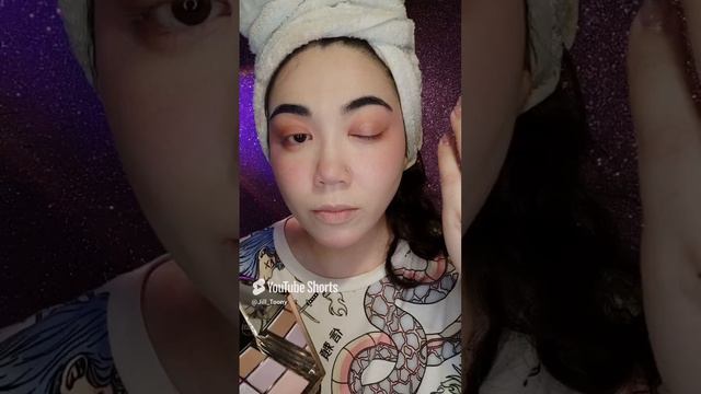 Crying korean makeup Заплаканный корейский макияж  #makeup #asianmakeup #бьютиблоггер #shorts