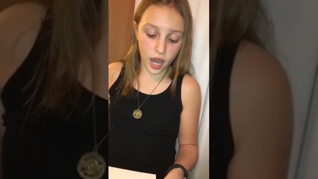 Gabrielle Hamilton Allegra SMA Halloween Spooky Song Contest Entry