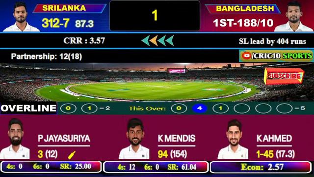 Bangladesh Vs Srilanka Live Test (Day-3) Match Today । বাংলাদেশ বনাম শ্রীলঙ্কা ১ম টেস্ট ম্যাচ খেলা