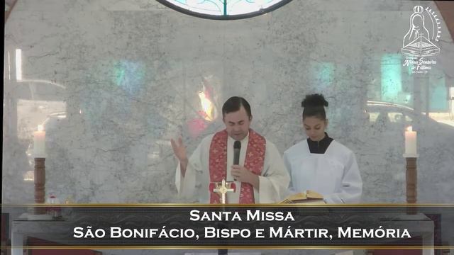 Santa Missa São Bonifácio, Bispo e Mártir, Memória, e Hora da Divina Misericórdia - 05/06/23, 15h