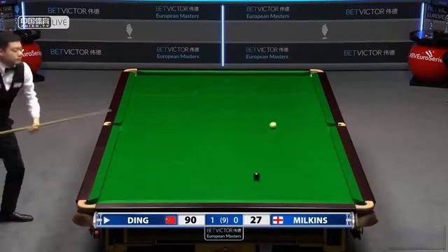 Snooker European Masters 2020 Ding Junhui 丁俊暉 v Robert Milkins Round 1 (Highlights)